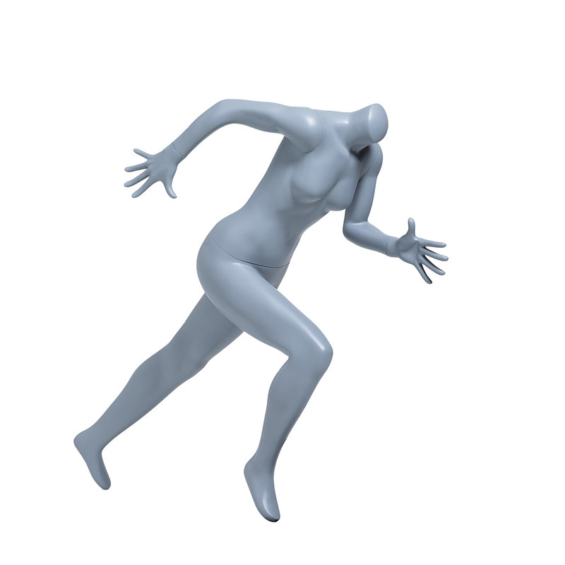 রানিং পোজ হেডলেস মহিলা ম্যানকেক স্পোর্টসওয়্যার জন্য কাস্টমাইজড রঙ